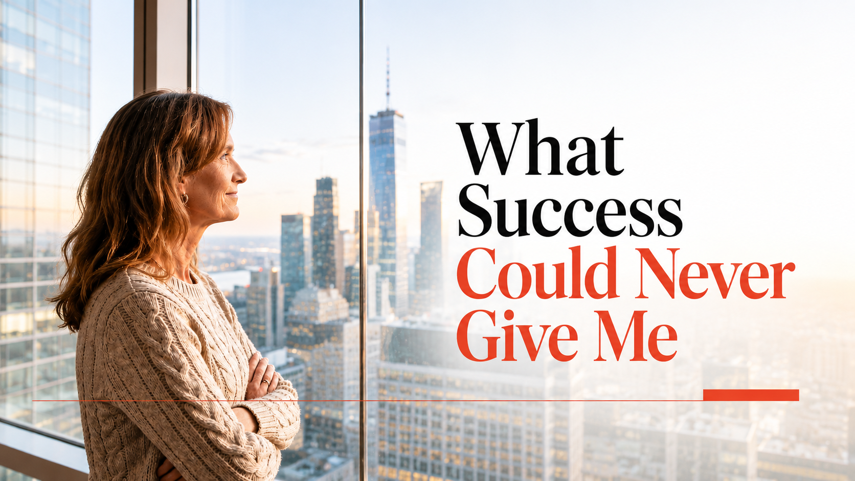 What success could never give me