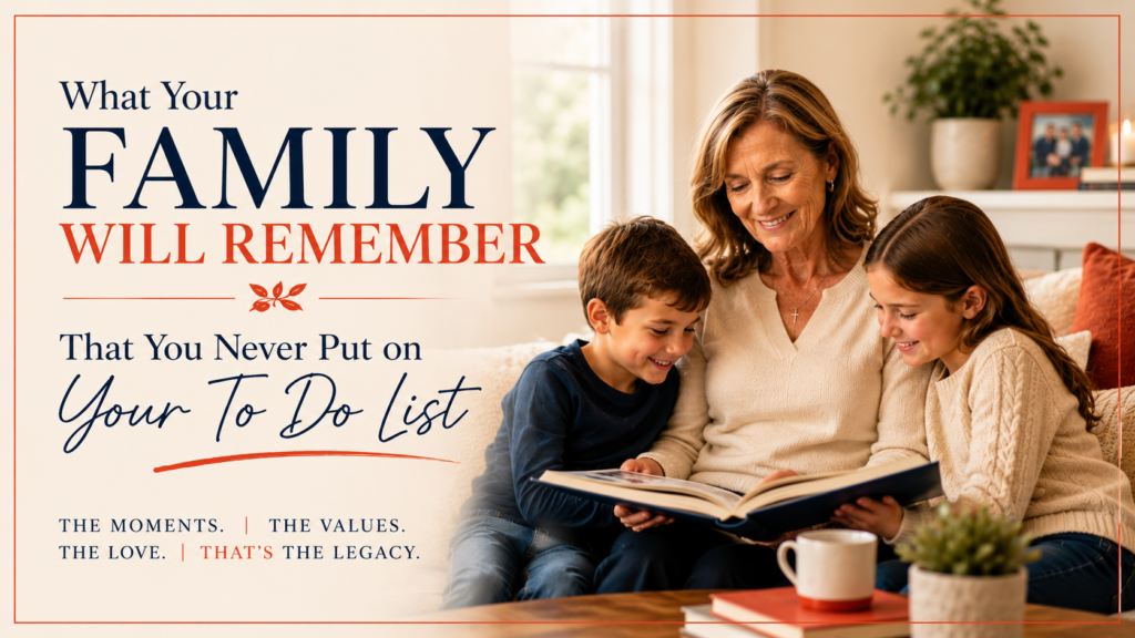 What Your Family Will Remember That You Never Put on Your To Do List